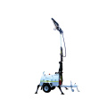 Mobile type Heavy duty LED lighting tower powered by diesel generator